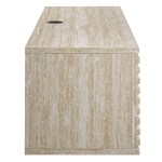 Render 70" Faux Travertine Wall-Mount Media Console TV Stand - Image 6