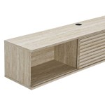 Render 70" Faux Travertine Wall-Mount Media Console TV Stand - Image 8