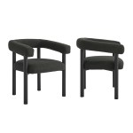 Nautica Outdoor Patio Aluminum Dining Armchairs Set of 2 - Image 12