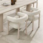 Nautica Outdoor Patio Aluminum Dining Armchairs Set of 2 - Image 64