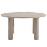 Nautica Outdoor Patio 60" Round Aluminum Dining Table - Image 22