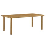 Parkland 76" Outdoor Patio Aluminum Dining Table - Image 10