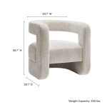 Jaylin Upholstered Chenille Accent Chair - Image 21