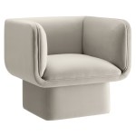 Tate Performance Velvet Accent Chair - Image 2