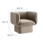 Tate Performance Velvet Accent Chair - Image 30