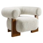 Jace Boucle Accent Chair - Image 2