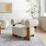 Jace Boucle Accent Chair - Image 9