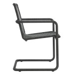 Abacus Outdoor Patio Wicker Dining Chairs Set of 2 - Image 35