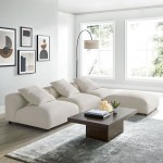 Solace 4-Piece Modular Upholstered Fabric Sectional Sofa - Image 37
