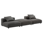 Solace 3-Piece Modular Upholstered Fabric Sectional Sofa - Image 2