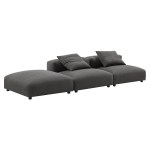 Solace 3-Piece Modular Upholstered Fabric Sectional Sofa - Image 5