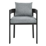 Tahoe 5-Piece Outdoor Patio Aluminum Dining Set - Image 40