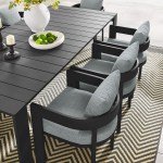 Tahoe 9-Piece Outdoor Patio Aluminum Dining Set - Image 44