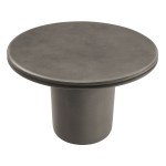 Brion 48" Indoor - Outdoor Patio Concrete Round Dining Table - Image 15