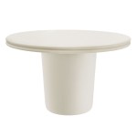 Brion 48" Indoor - Outdoor Patio Concrete Round Dining Table - Image 34