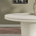 Brion 48" Indoor - Outdoor Patio Concrete Round Dining Table - Image 44