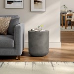 Brion Indoor - Outdoor Patio Concrete Stool - Image 18