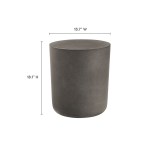 Brion Indoor - Outdoor Patio Concrete Stool - Image 12