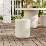 Brion Indoor - Outdoor Patio Concrete Stool - Image 40