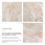 Valen Square Indoor - Outdoor Patio Arched Concrete Side Table - Image 14