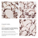 Valen Square Indoor - Outdoor Patio Arched Concrete Side Table - Image 40