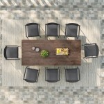 Aeris 9-Piece Outdoor Patio Aluminum Dining Set - Image 20