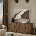 Veda 72" Mango Wood Sideboard Cabinet - Image 9