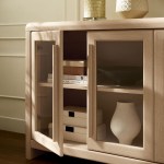 Evren 4-Door Sideboard Storage Display Cabinet - Image 10
