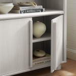 Bellamy Tall Arched Display Cabinet Bookcase - Image 10