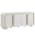 Bellamy Curved 4-Door Sideboard Cabinet