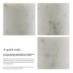 Caldera 60" Curved Solid Wood and Marble Sideboard Storage Cabinet - Image 4