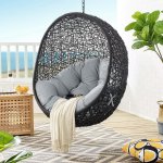 Encase Swing Outdoor Patio Lounge Chair - Image 31