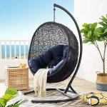 Encase Swing Outdoor Patio Lounge Chair - Image 62