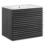 Render 24" Wall-Mount Bathroom Vanity - Image 10