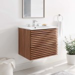 Render 24" Wall-Mount Bathroom Vanity - Image 36