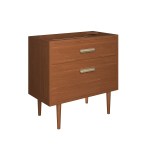 Cassia 36" Teak Wood Bathroom Vanity Cabinet (Sink Basin Not Included) - Image 2