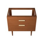 Cassia 36" Teak Wood Bathroom Vanity Cabinet (Sink Basin Not Included) - Image 8