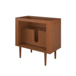 Cassia 36" Teak Wood Bathroom Vanity Cabinet (Sink Basin Not Included) - Image 9