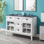 Isle 48" Double Bathroom Vanity Cabinet - Image 12