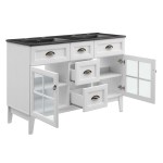 Isle 48" Double Bathroom Vanity Cabinet - Image 4