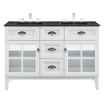 Isle 48" Double Bathroom Vanity Cabinet - Image 10