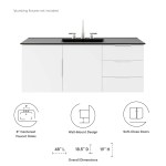 Vitality 48" Single Sink Bathroom Vanity - Image 29
