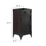 Steamforge 18" Bathroom Vanity Cabinet (Sink Basin Not Included) - Image 4