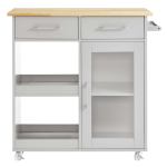 Culinary Kitchen Cart With Towel Bar - Image 8