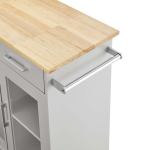 Culinary Kitchen Cart With Towel Bar - Image 11