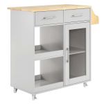 Culinary Kitchen Cart With Spice Rack - Image 2