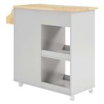 Culinary Kitchen Cart With Spice Rack - Image 7