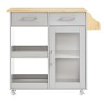 Culinary Kitchen Cart With Spice Rack - Image 8