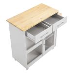 Culinary Kitchen Cart With Spice Rack - Image 10