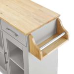 Culinary Kitchen Cart With Spice Rack - Image 11